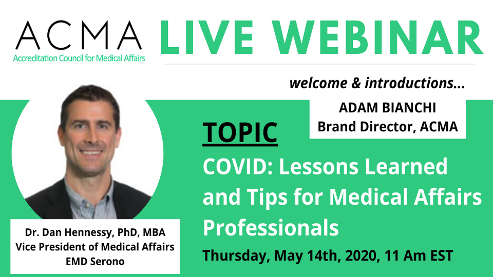 Webinar Title: Coping with COVID19 - Maintaining Work-Life Balance